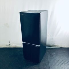 ID:rc12581 東芝 TOSHIBA 冷蔵庫 一人暮らし 中古 2020年製 2ドア 153L ブラック ファン式 右開き GR-S15BS(K)  【リユース品：状態C】【送料無料】【設置費用無料】