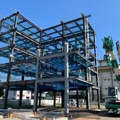 新築ビル・マンション・倉庫等の鉄骨の図面作成のお仕事です。の画像