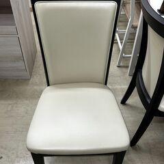 ジモティ来店特価!!　4人ダイニングセット　ブラウン×ホワイト　　J-11122の画像