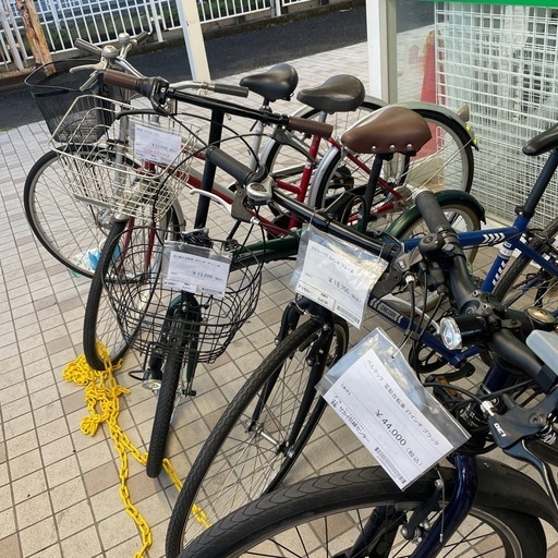 ★ジモティ割あり★   折り畳み自転車　ギア付き　クリーニング済み SJ7771