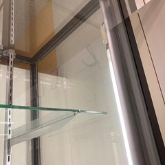 【引き取り1/15まで】ガラスショーケース ハイケース 高さ190cm/212cm 幅90cm 照明付き 店舗什器 ディスプレイの画像