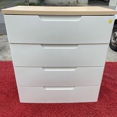 No.r164 ウッドトップチェスト 4段ケース