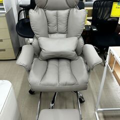 ジモティ来店特価!!　オフィスチェア　レザー　ベージュ　　J-1...