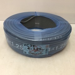 富士電線工業 VCTFケーブル ビニルキャブタイヤ丸形コード 4...