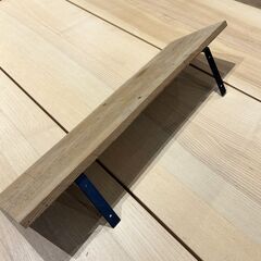 ［C］古材 ウォールシェルフ 壁掛け棚   棚板50✕14.5cmの画像