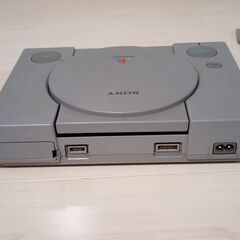 プレイステーション　完動品　PS　本体　コントローラー×１　配線の画像