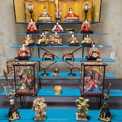 値下げしました。古い７段飾りのひな人形（１オーナーのみ）の画像
