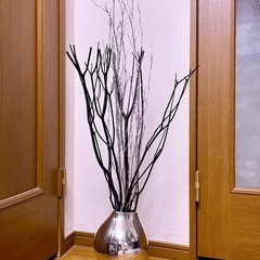 ZARAHOME花瓶・シルバー⑫