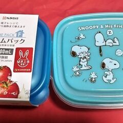 食品保存容器２種類・詰替えボトル容器２種類・冷蔵庫便利グッズ・安全ピン等 未使用まとめての画像