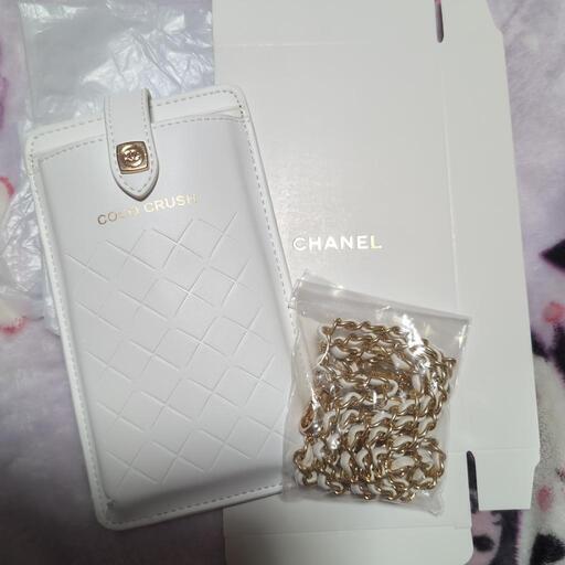 11/27値下げ！未使用！非売品！CHANEL ココクラッシュ ノベルティー チェーン付きポーチ♪