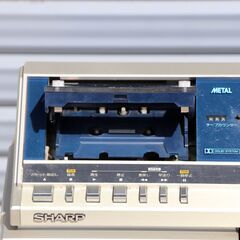 SHARP・シャープ・デュアルプレイディスクステレオシステム・ラジカセ・VZ-V2・オートディスクV2・ジャンク品・No.200708-441の画像