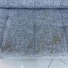 【0円】二トリ　背もたれと肘掛けが動くソファベッド　座面カバー付き　の画像