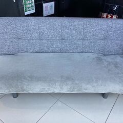 【0円】二トリ　背もたれと肘掛けが動くソファベッド　座面カバー付き　