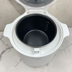 【REGASTOCK川崎店】【動作確認済み】新色ホワイト 糖質カット炊飯器 LOCABO ロカボ 45%カットの画像