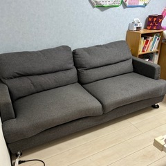 ※買い取り急ぎ　早めにお取引希望。ハイバックソファー　3人掛