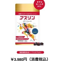回復系サプリメント　アスリン　未開封　新品　405粒　クルクミン　ビタミンB1の画像
