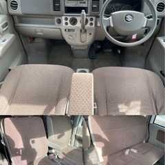 🉐車椅子移動車H21スズキエブリィ4WD、AT、ナビ、テレビ、車検8/12/2まで13.7万㌔、好調の画像