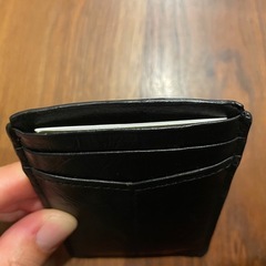 【新品】【美品】 FOSSIL マネークリップ付きマグネティックカードケース 黒の画像
