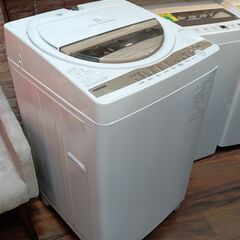 TOSHIBA　ガラストップ洗濯機　7㎏　AW-7GM1　2022年製　■買取GO‼　栄和店