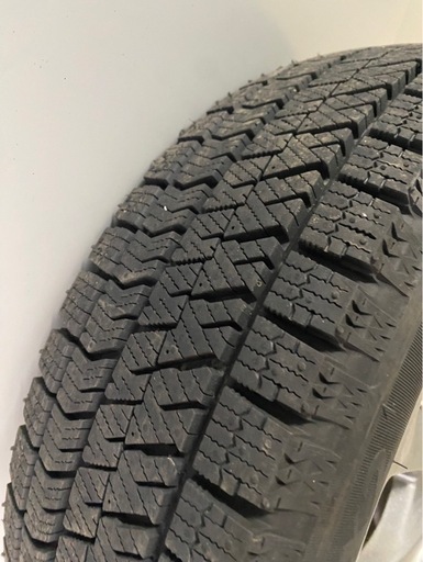 冬タイヤ ブリザック 23年製 VRX2 155/65R/14 4本セット ホイール付き