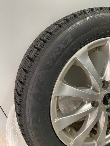 冬タイヤ ブリザック 23年製 VRX2 155/65R/14 4本セット ホイール付き