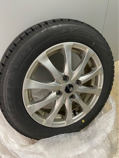 冬タイヤ ブリザック 23年製 VRX2 155/65R/14 4本セット ホイール付き