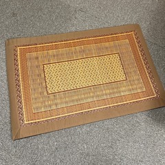 日本製いぐさ花莚マット　タタミマット