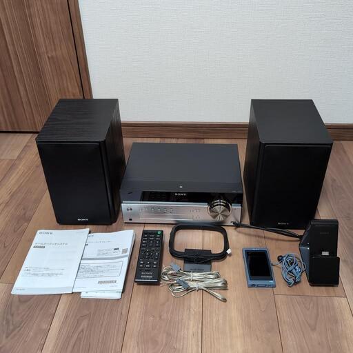 SONY ミニコンポ  2スピーカー、デジタルオーディオプレイヤー付き