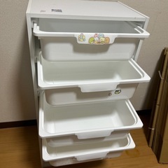 カラーボックス　引き出し付きの画像