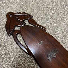 短冊飾り板　短冊掛け アンティークの画像
