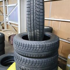 中古品　スタッドレスタイヤ4本セット　ブリジストン　155/65R14