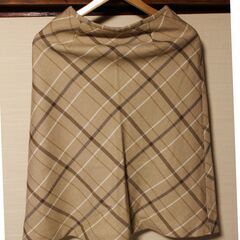 【まとめ買い対象】その④ 東京スタイル ウール100%スカート ベージュの画像