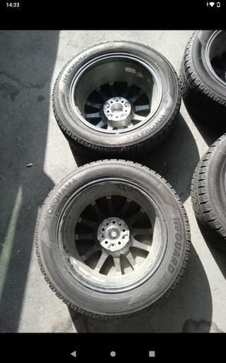 スタッドレスタイヤ　レガシィ使用　205/55R16　YYY3118　アルミホイール スタッドレスタイヤ レガシィ使用 205/55R16 YYY3118 アルミホイールの