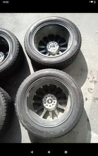 スタッドレスタイヤ レガシィ使用 205/55R16 YYY3118 アルミホイール