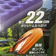 ❗️🉐大幅値下げ❗️アイリスオオヤマ　エアーベッド　車中泊に災害備えに❗️（限定1品）の画像