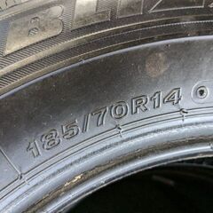 ブリジストン 185/70R14 VRX 2018年製 ヴィッツ カローラ フィットの画像