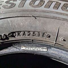ブリジストン 185/70R14 VRX 2018年製 ヴィッツ カローラ フィットの画像