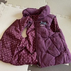 BeBe べべ　ベスト　90サイズの画像