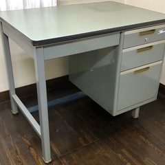 【お取引完了】昭和中期の事務机　使用済
