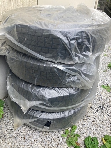 【美品・値下げしました！】 スタッドレスタイヤ・ホイールセット　155/65R14