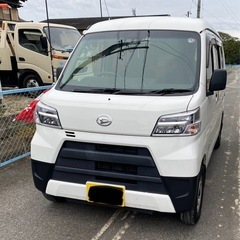 成約済み　ダイハツ　ハイゼットカーゴ　デラックス3 グレード　上級グレード　車検満タン2年間　令和3年式　7.4万キロ　美車　早いもの勝ちの画像