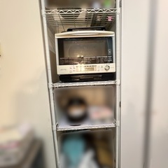 【引渡確定済】スチールラック/電子レンジラック