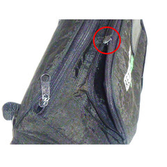 【送料無料】 【ジャンク】 ウェストポーチ リターンアゲイン  黒 ボディバッグの画像