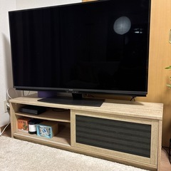 オーク調　北欧調 テレビボード　TV台　