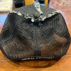 ANIMAL FACTORY ラインストーンナイロンレオパードCAP 帽子の画像