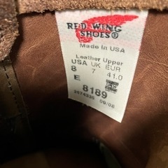 REDWING レッドウイング ペコスブーツ ブラウン 8189 Goodyear Welt製法の画像