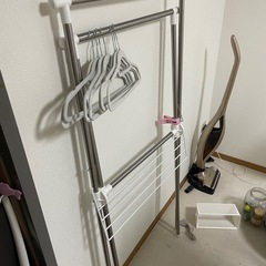 受け渡し者確定洗濯物干し