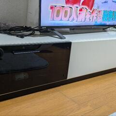 再値下げ鏡面仕上げ白　テレビ台