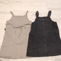 a.v.v アーヴェヴェ ジャンパースカート ワンピース　110　女の子の画像