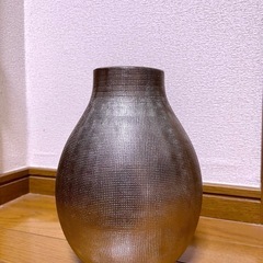 ZARAHOME花瓶・シルバー⑮の画像